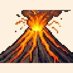 Minh họa từ vựng tiếng Trung 火山