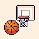 Ảnh pixel 打篮球