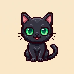 Minh họa từ vựng tiếng Trung 黑猫