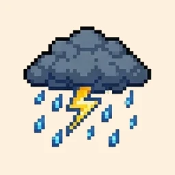 Minh họa từ vựng tiếng Trung 暴雨