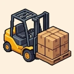 Minh họa từ vựng tiếng Trung 叉车
