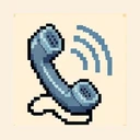 Ảnh pixel 打电话