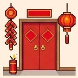 Minh họa từ vựng tiếng Trung 过年
