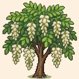 Minh họa từ vựng tiếng Trung 槐树