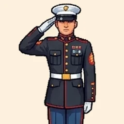 Minh họa từ vựng tiếng Trung 敬礼