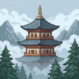 Minh họa từ vựng tiếng Trung 寺庙