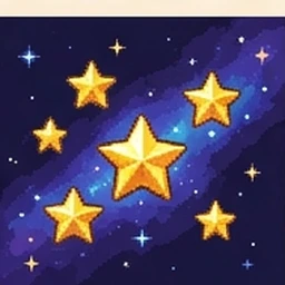 Minh họa từ vựng tiếng Trung 星星