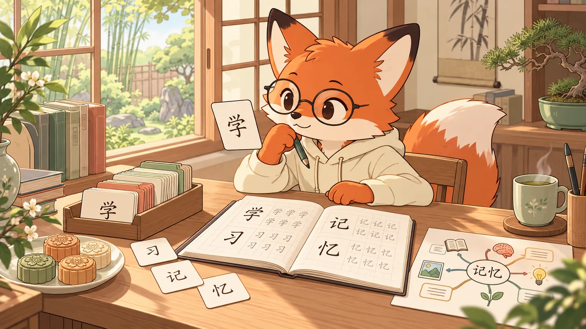 3 Cách Tối Ưu Hóa Ôn Tập Chữ Hán: Bí Quyết Đột Phá Trí Nhớ Từ Hacking Chinese - FoxHSK