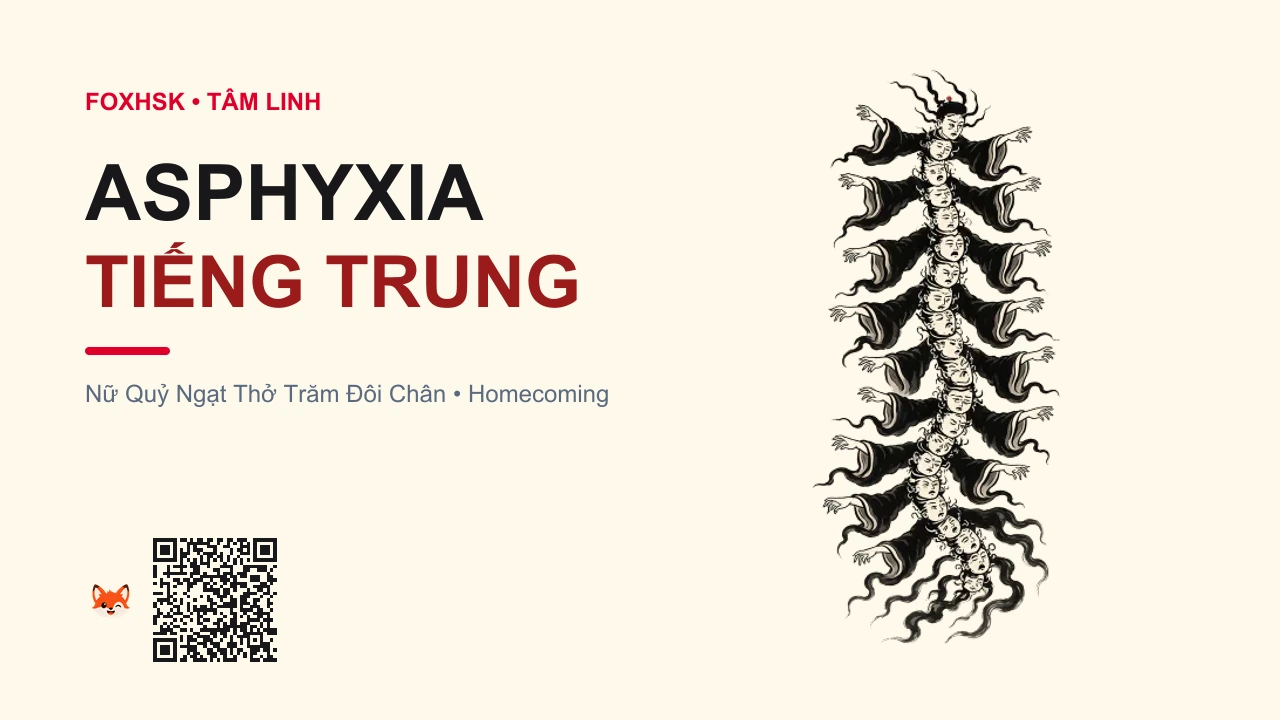 Nữ Quỷ Ngạt Thở Trăm Đôi Chân (Asphyxia) Tiếng Trung Là Gì? (窒息女妖 - zhìxī nǚyāo) • Nguồn Gốc Game Silent Hill:, Dấu Ấn Pop Culture & Phương Pháp Hóa Giải - FoxHSK