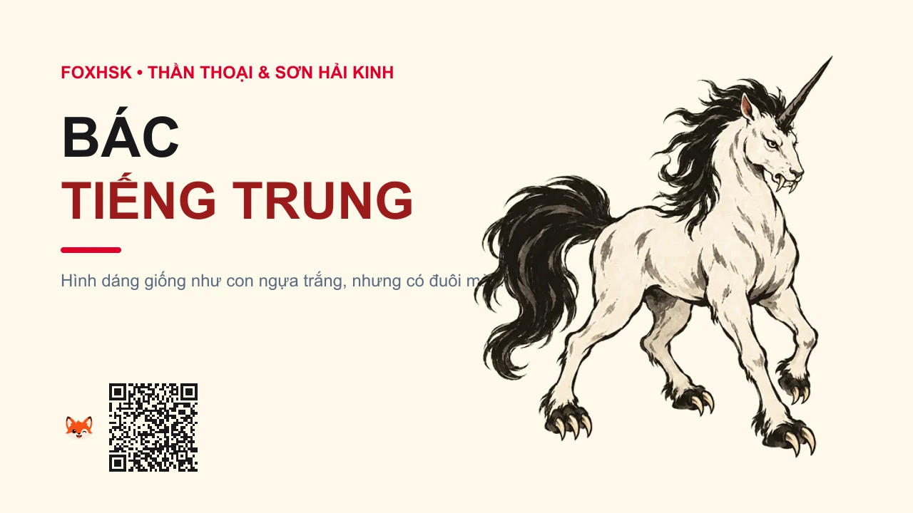 Bác Tiếng Trung Là Gì? (驳 - bó) • Nguồn Gốc Sơn Hải Kinh - Tây Sơn, Dấu Ấn Pop Culture & Phương Pháp Hóa Giải - FoxHSK