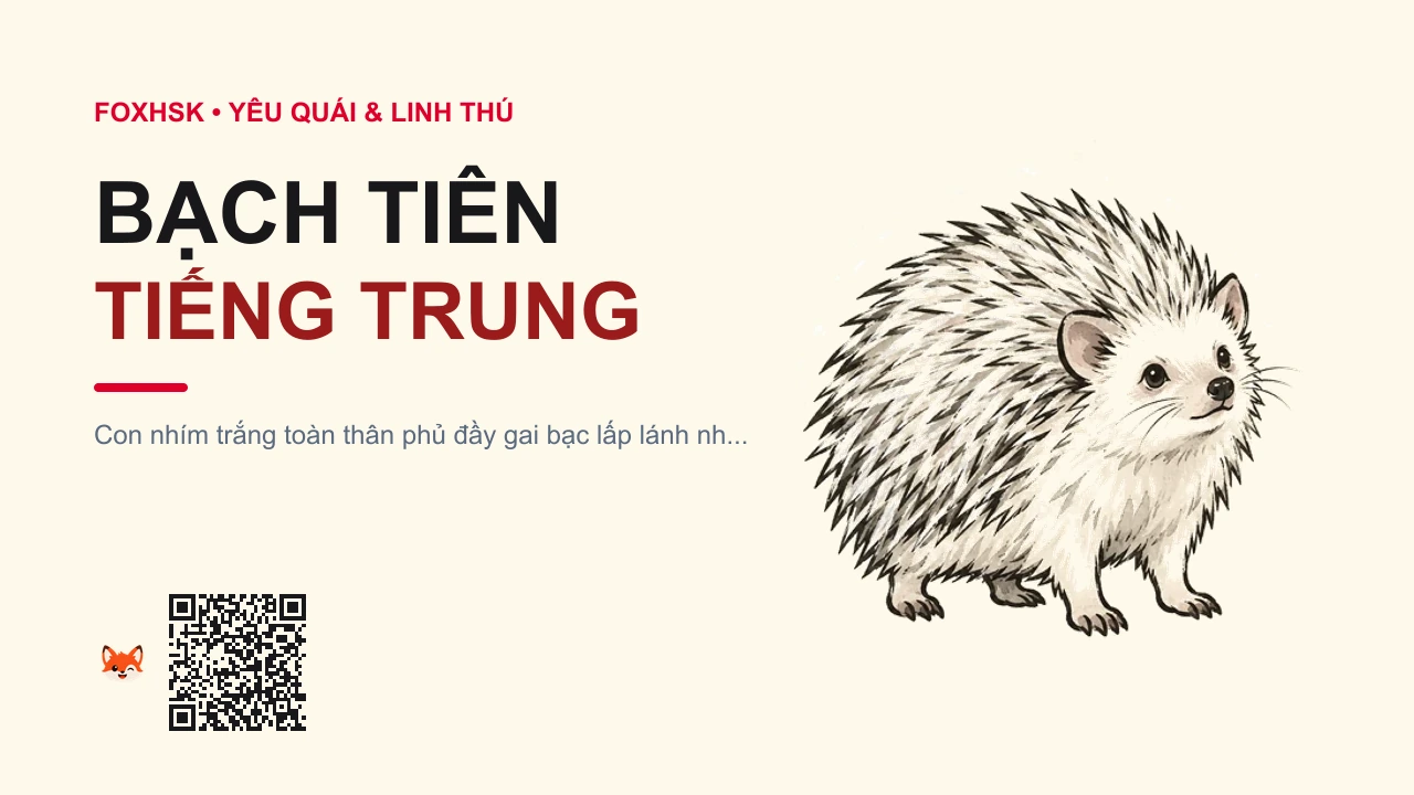 Bạch Tiên Tiếng Trung Là Gì? (白仙 - báixiān) • Nguồn Gốc Tín ngưỡng Ngũ Đại Tiên, Dấu Ấn Pop Culture & Phương Pháp Hóa Giải - FoxHSK