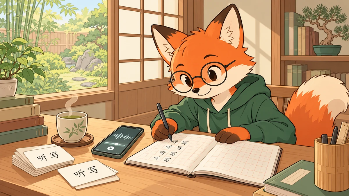Bí Quyết Chinh Phục Bài Thi Chính Tả 听写 (Tīngxiě) Tiếng Trung Tuyệt Đối - FoxHSK