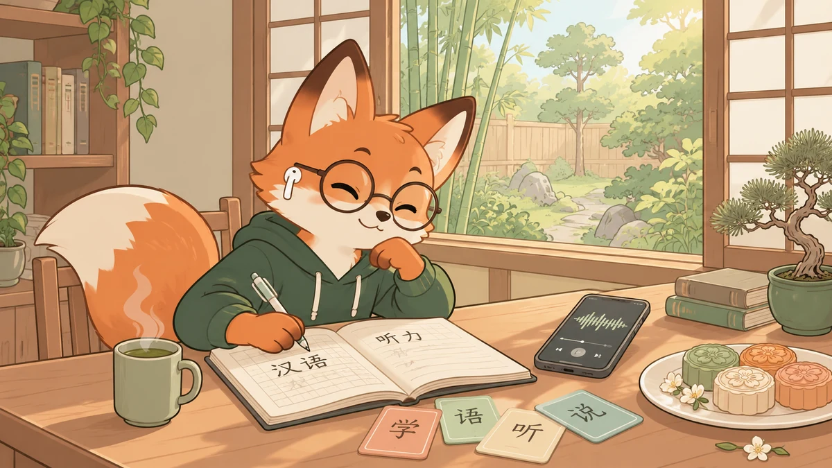 Bí Quyết Nhân Đôi Thời Lượng Nghe Tiếng Trung Mỗi Tuần Bằng Cách Triệt Tiêu Ma Sát Hành Vi - FoxHSK