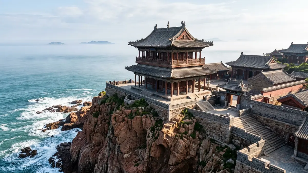 BỒNG LAI CÁC YÊN ĐÀI SƠN ĐÔNG - TỨ ĐẠI DANH LÂU TRUNG QUỐC