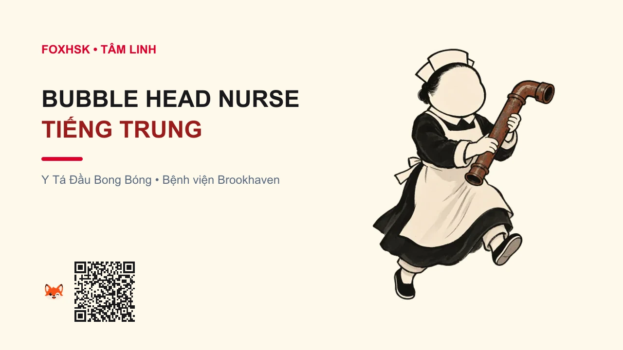 Y Tá Đầu Bong Bóng (Bubble Head Nurse) Tiếng Trung Là Gì? (泡泡头护士 - pàopaotóu hùshi) • Nguồn Gốc Game Silent Hill 2 (Bệnh, Dấu Ấn Pop Culture & Phương Pháp Hóa Giải - FoxHSK