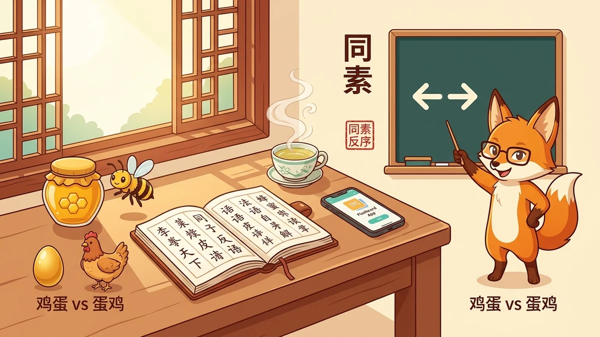 50+ Cặp Từ Đảo Tự Dễ Gây Nhầm Lẫn Nhất Trong Tiếng Trung (汉语同素反序词) - FoxHSK