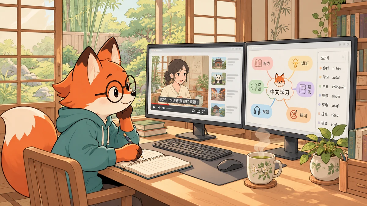 Cách Dùng YouTube Và Nền Tảng Video Để Nâng Trình Tiếng Trung Hiệu Quả - FoxHSK