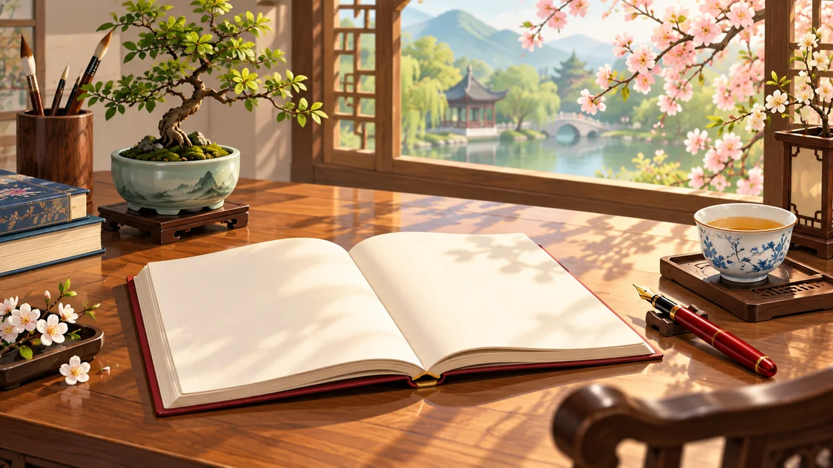 Câu Đối Mùa Xuân Chữ Hán: Hồng Vũ Hoa Thôn Uyên Tĩnh Ý – Thúy Yên Liễu Địch Phượng Hòa Minh - FoxHSK