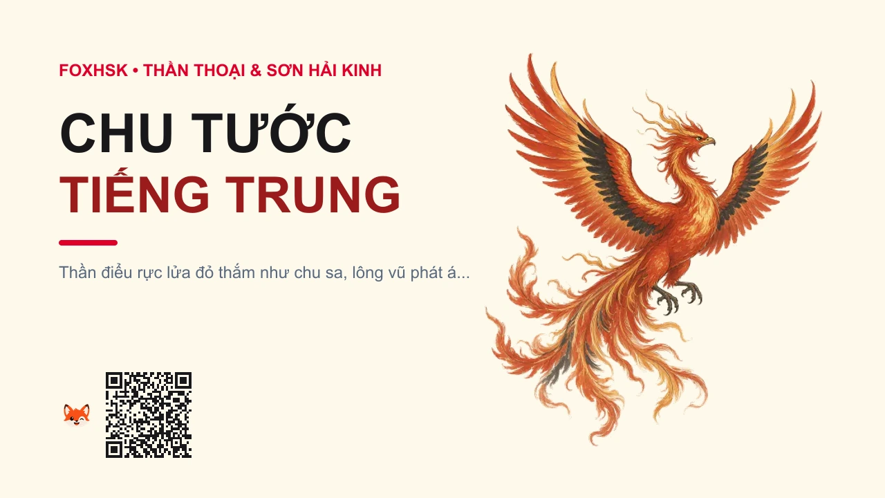 Chu Tước Tiếng Trung Là Gì? (朱雀 - zhūquè) • Nguồn Gốc Tứ Tượng Thượng Cổ, Sơn, Dấu Ấn Pop Culture & Phương Pháp Hóa Giải - FoxHSK