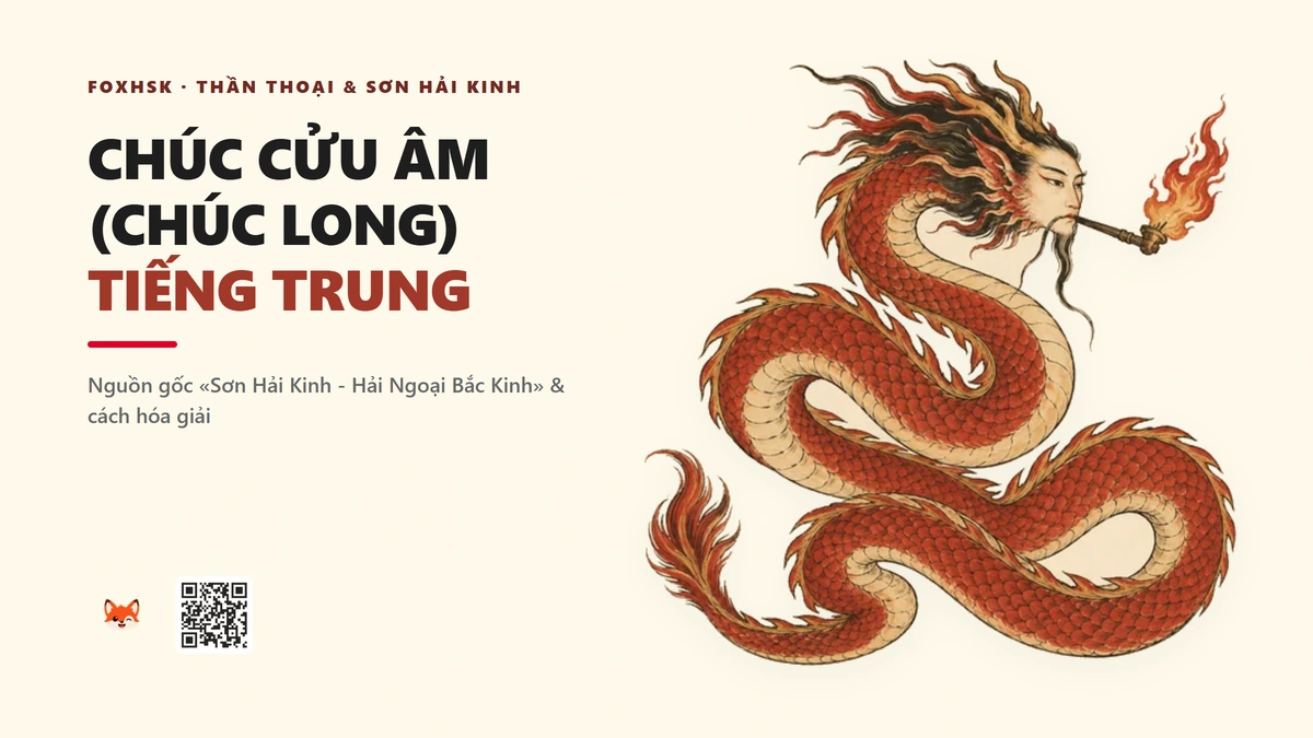 Chúc Cửu Âm (Chúc Long) Tiếng Trung Là Gì? (烛九阴 - zhújiǔyīn) • Nguồn Gốc Sơn Hải Kinh - Hải Ngoại, Dấu Ấn Pop Culture & Phương Pháp Hóa Giải - FoxHSK