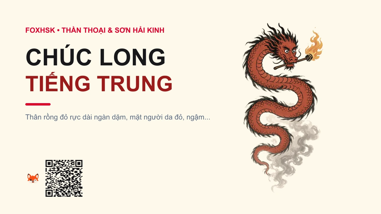Chúc Long Tiếng Trung Là Gì? (烛龙 - zhúlóng) • Nguồn Gốc Sơn Hải Kinh • Đại Hoang, Dấu Ấn Pop Culture & Phương Pháp Hóa Giải - FoxHSK