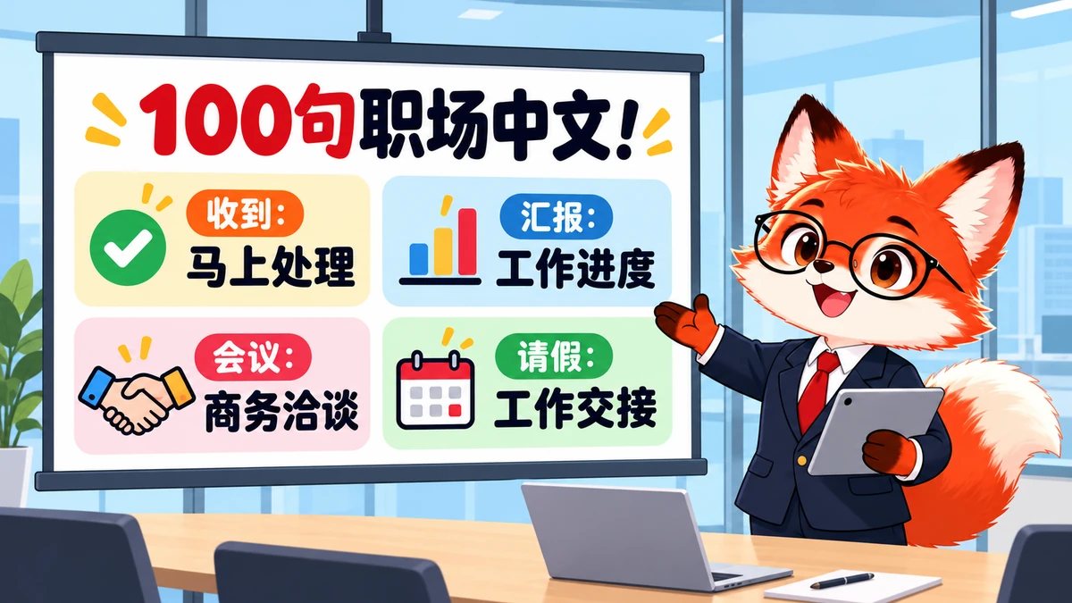 100 Câu Giao Tiếp Tiếng Trung Nơi Công Sở & Làm Việc Với Đối Tác Trung Quốc - FoxHSK