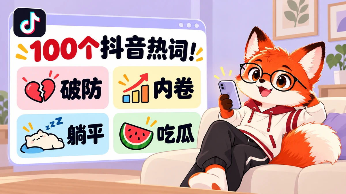 100 Từ Lóng & Câu Cửa Miệng Giới Trẻ Trung Quốc Hay Dùng Trên Douyin - FoxHSK