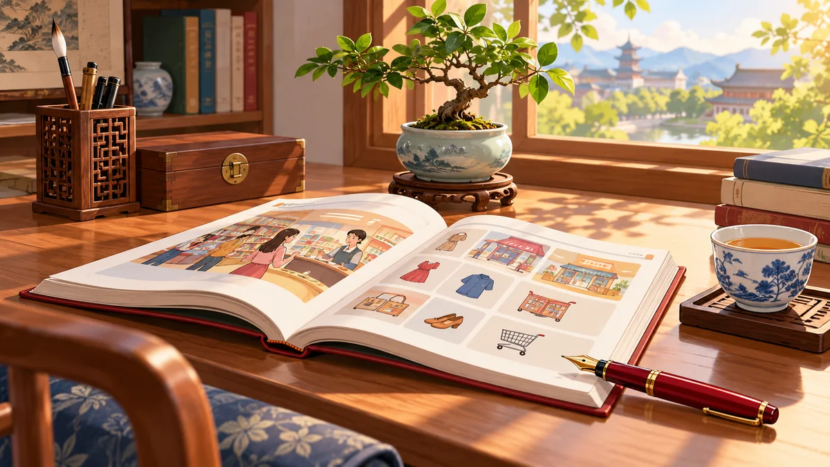 Tổng Hợp Từ Vựng & Mẫu Câu Tiếng Trung Giao Tiếp Tại Cửa Hàng Mua Sắm (商店购物用语) - FoxHSK