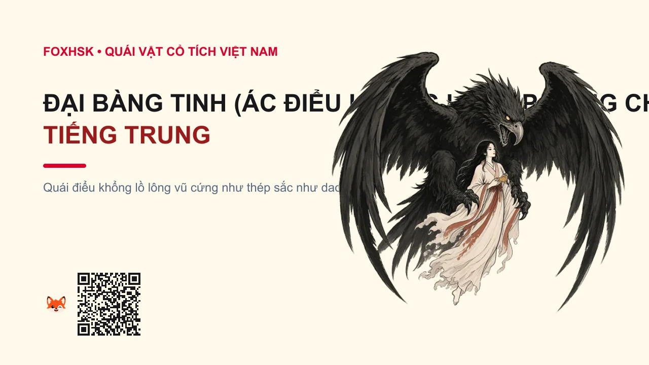 Đại Bàng Tinh (Ác Điểu Khổng Lồ Cắp Công Chúa) Tiếng Trung Là Gì? (恶大鹏精 - èdàpéngjīng) • Nguồn Gốc Cổ Tích Thạch Sanh, Hang, Dấu Ấn Pop Culture & Phương Pháp Hóa Giải - FoxHSK
