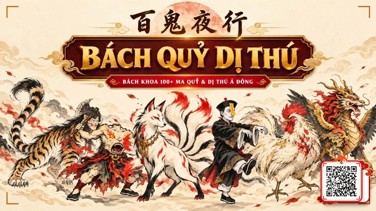 Bách Khoa Tra Cứu Các Loại Quái Vật & Ma Quỷ Bằng Tiếng Trung: Thần Thoại Cổ Đại, Dị Thú Sơn Hải Kinh Đến Truyền Thuyết Đô Thị - FoxHSK