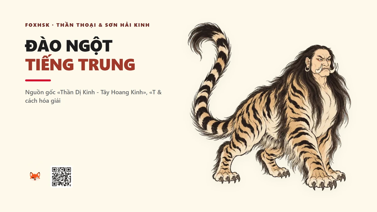 Đào Ngột Tiếng Trung Là Gì? (梼杌 - táowù) • Nguồn Gốc Thần Dị Kinh - Tây Hoang, Dấu Ấn Pop Culture & Phương Pháp Hóa Giải - FoxHSK