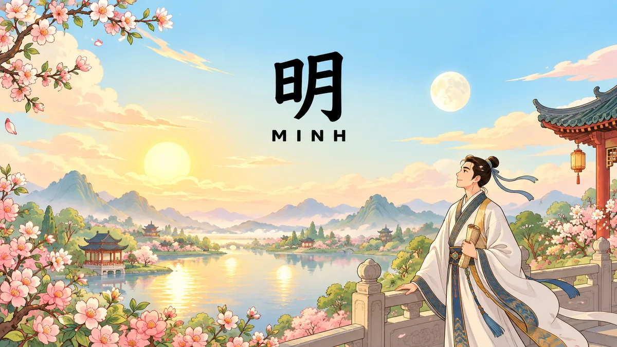 Tên MINH Trong Tiếng Trung Là Gì? Ý Nghĩa Tên Minh, Điển Tích & Những Nhân Vật Nổi Tiếng Nhất - FoxHSK