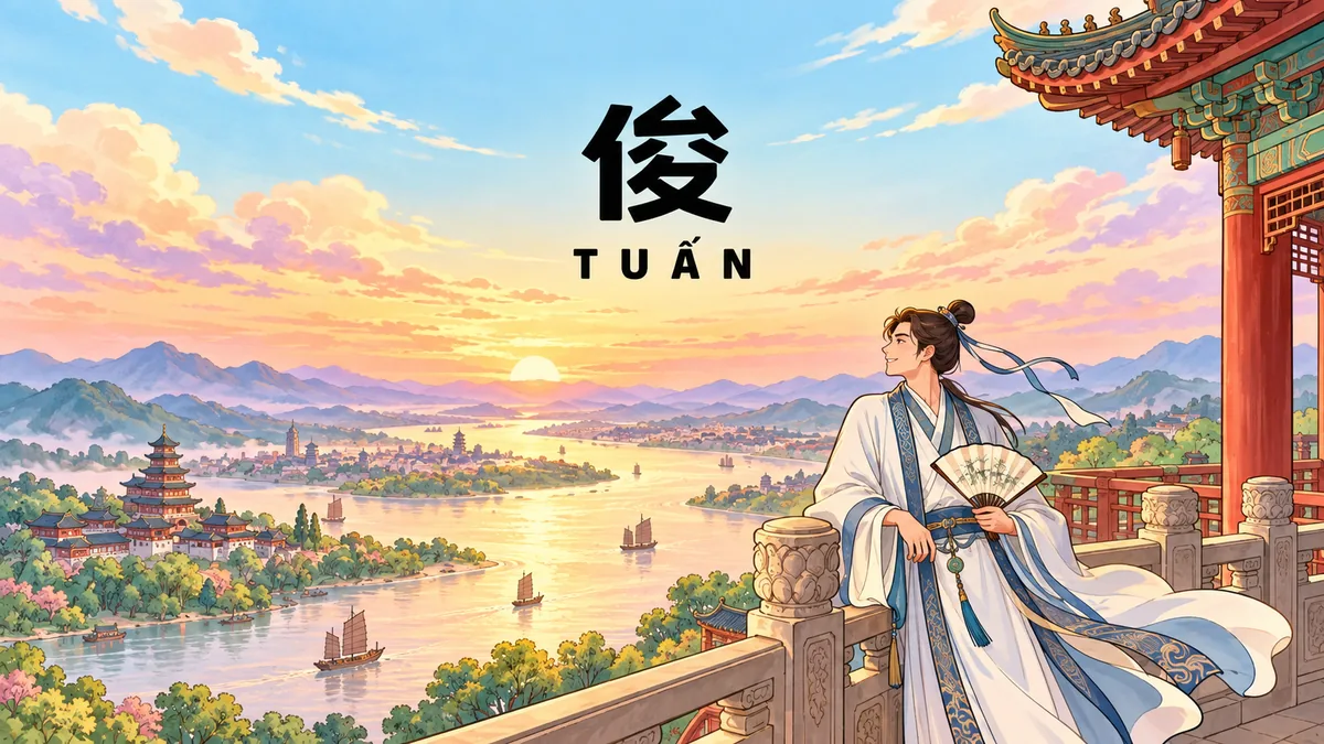 Tên TUẤN Trong Tiếng Trung Là Gì? Ý Nghĩa Tên Tuấn, Điển Tích & Những Nhân Vật Nổi Tiếng Nhất - FoxHSK