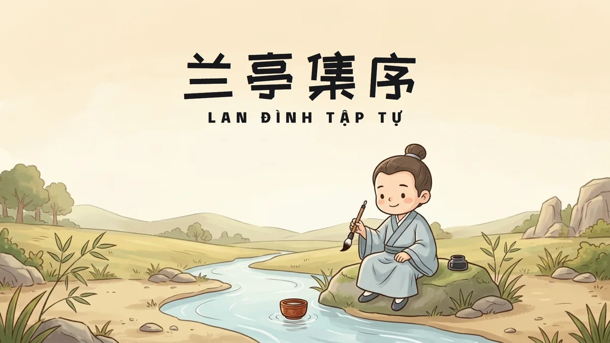Điển Tích Lan Đình Tập Tự (兰亭集序): Phong Nhã Khúc Thủy Lưu Thương & Thiên Cổ Đệ Nhất Hành Thư Vương Hy Chi - FoxHSK