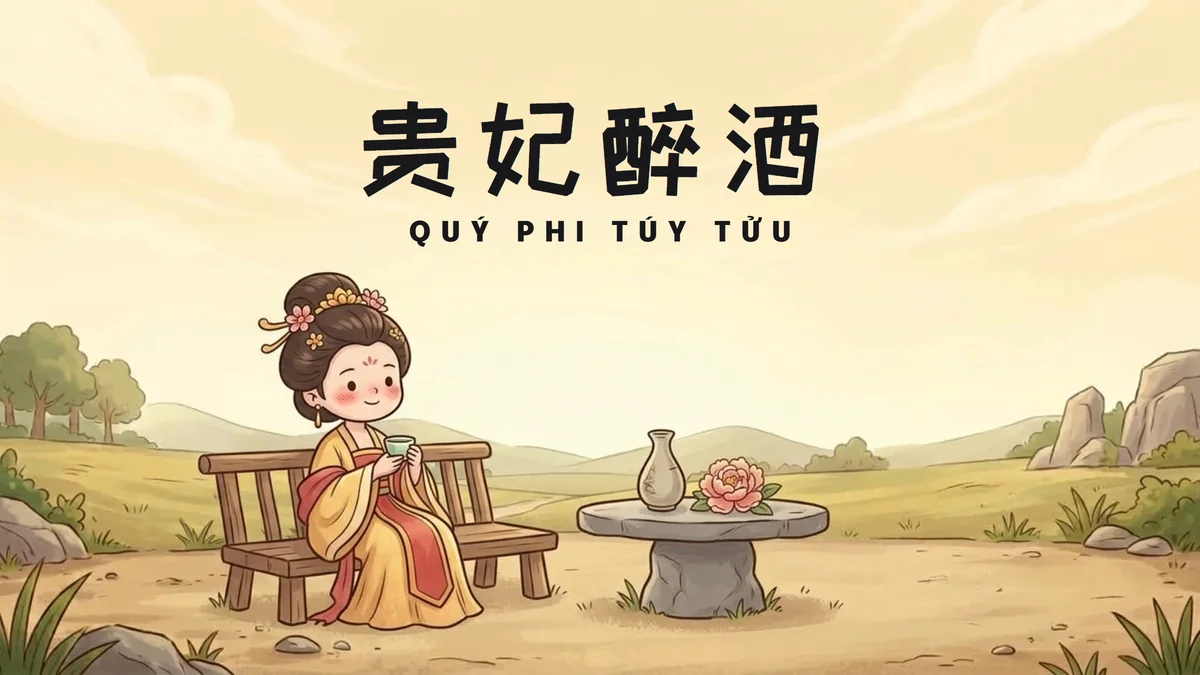 Điển Tích Quý Phi Say Rượu (Quý Phi Túy Tửu): Nỗi U Sầu Nơi Bách Hoa Đình Của Đại Mỹ Nhân Dương Quý Phi - FoxHSK