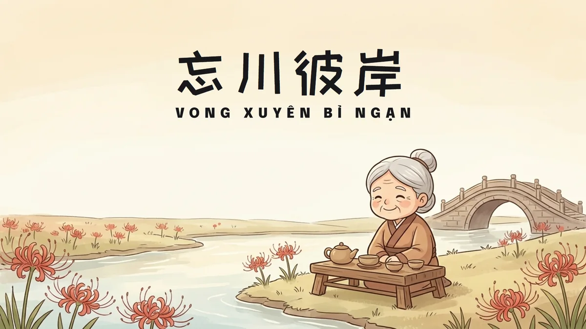 Điển Tích Vong Xuyên Bỉ Ngạn: Cầu Nại Hà, Bát Canh Mạnh Bà & Mối Tình Ngàn Năm Khắc Trên Đá Tam Sinh - FoxHSK