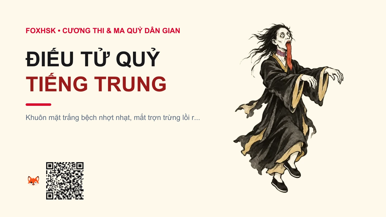 Điếu Tử Quỷ Tiếng Trung Là Gì? (吊死鬼 - diàosǐguǐ) • Nguồn Gốc Tử Bất Ngữ (Viên Mai),, Dấu Ấn Pop Culture & Phương Pháp Hóa Giải - FoxHSK