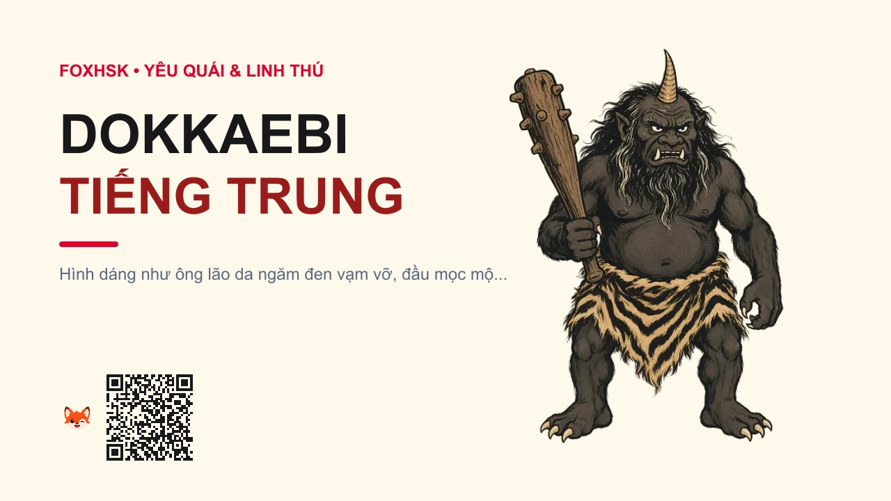 Dokkaebi Tiếng Trung Là Gì? (独角鬼 - dújiǎoguǐ) • Nguồn Gốc Tam Quốc Di Sự (Samguk, Dấu Ấn Pop Culture & Phương Pháp Hóa Giải - FoxHSK