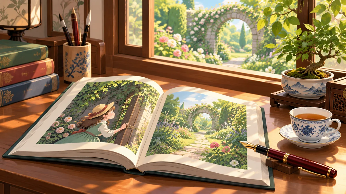 Tài Liệu Đọc Song Ngữ: Khu Vườn Bí Mật (Frances Hodgson Burnett) - FoxHSK