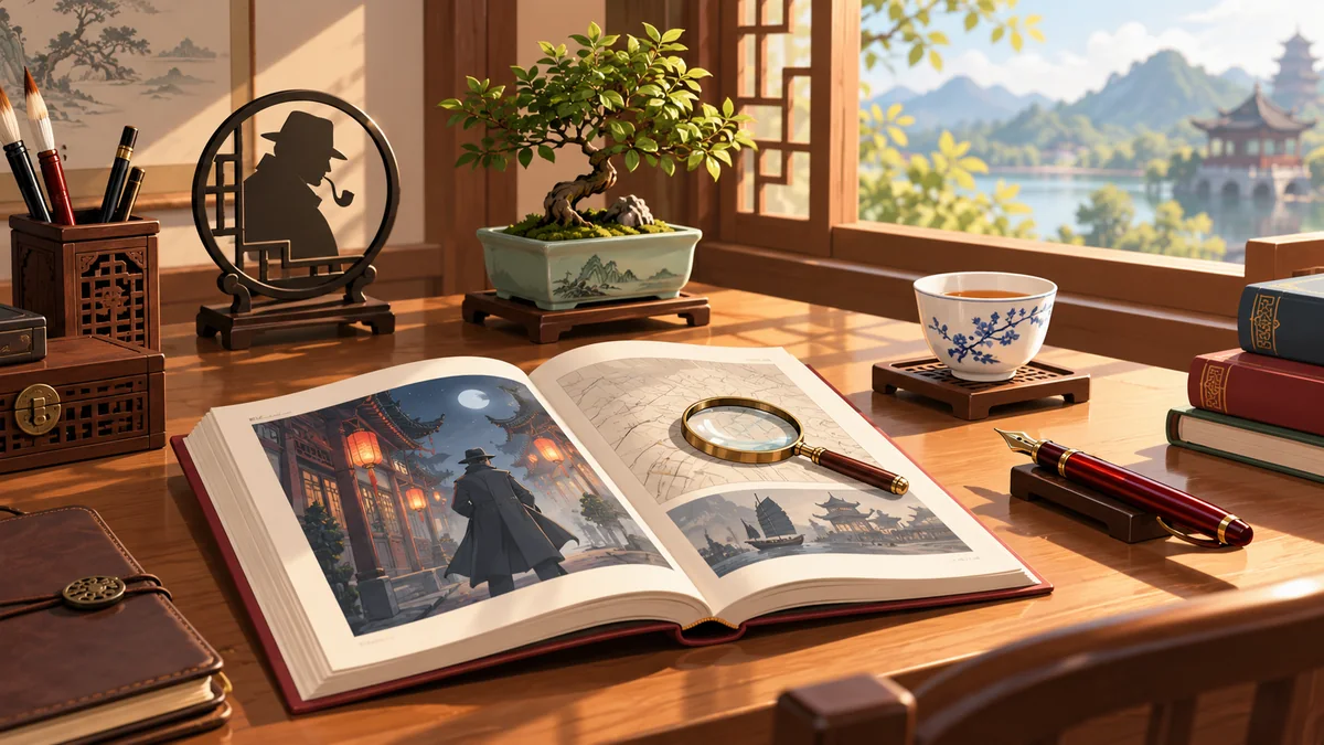 Tuyển Tập Sách Truyện Trinh Thám Tiếng Trung & Từ Vựng Điều Tra Phá Án - FoxHSK