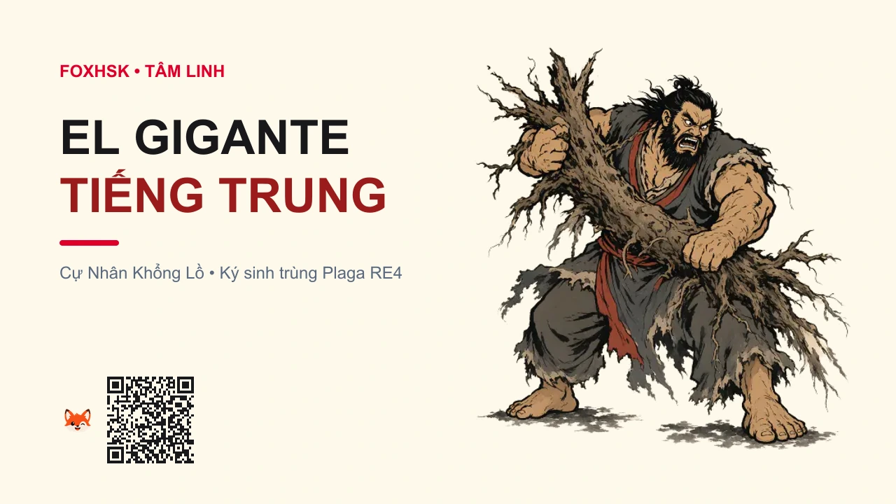 Cự Nhân Khổng Lồ El Gigante Tiếng Trung Là Gì? (巨人怪 - jùrénguài) • Nguồn Gốc Game Resident Evil 4, Dấu Ấn Pop Culture & Phương Pháp Hóa Giải - FoxHSK