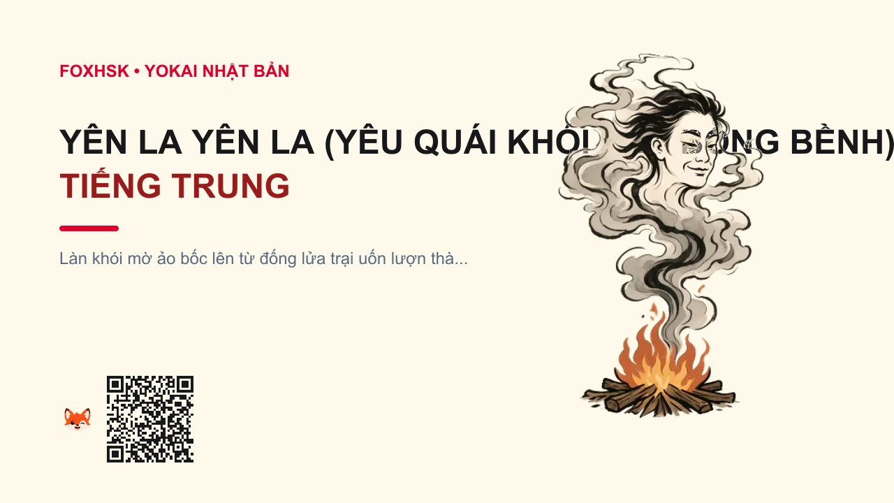 Yên La Yên La (Yêu Quái Khói Bay Bồng Bềnh) Tiếng Trung Là Gì? (烟罗烟罗 - yānluó yānluó) • Nguồn Gốc Konjaku Hyakki Shūi, Dấu Ấn Pop Culture & Phương Pháp Hóa Giải - FoxHSK