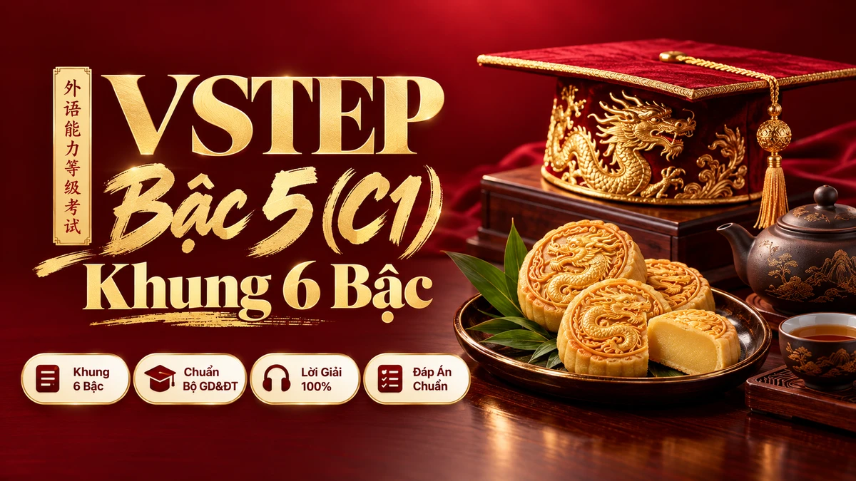 Đề Thi Đánh Giá Năng Lực Tiếng Trung VSTEP Bậc 5 (Tương Đương C1) — Khung Năng Lực 6 Bậc Việt Nam - FoxHSK