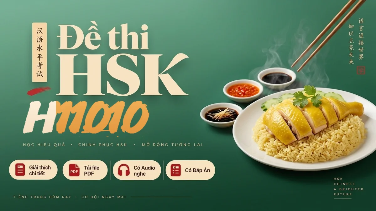 Đề thi HSK 1 mã H11010 PDF có đáp án & Audio (Mới nhất) - FoxHSK
