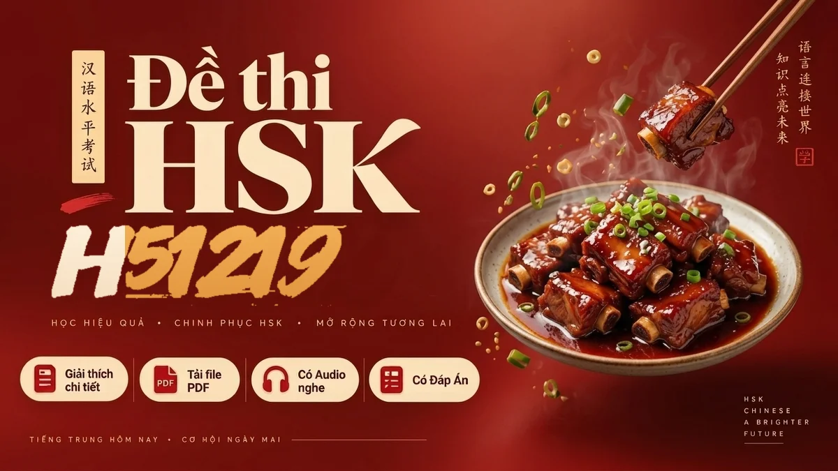 Đề Thi Mẫu Chuẩn Quốc Gia HSK 3.0 — HSK 2 (Mã Đề H23002) — PDF, Audio & Đáp Án Chi Tiết - FoxHSK