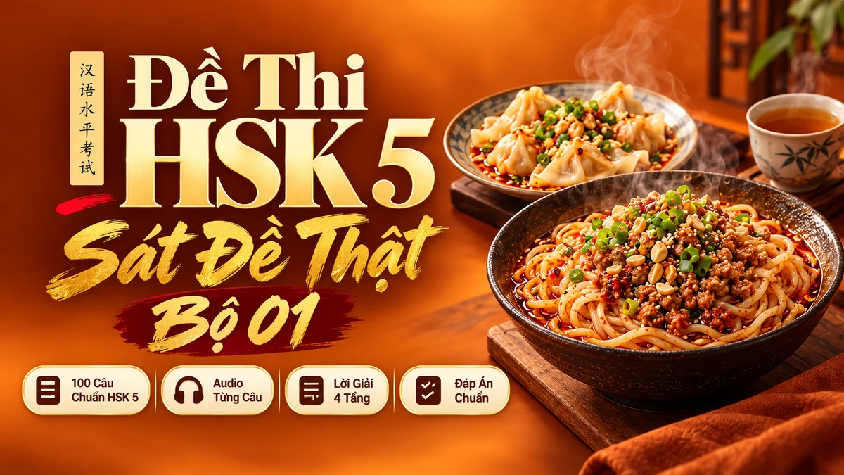 Đề Thi Thật Khẩu Ngữ HSKK Sơ Cấp Chính Thức (Mã Đề H71311) (Full Audio MP3 + PDF + Đáp Án Chi Tiết) | FoxHSK