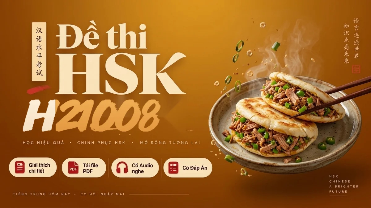 Đề Thi Thật Khẩu Ngữ HSKK Sơ Cấp Chính Thức (Mã Đề H71519) (Full Audio MP3 + PDF + Đáp Án Chi Tiết) - FoxHSK