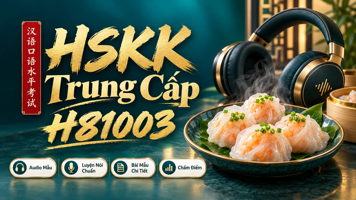 Đề Thi Khẩu Ngữ HSKK Trung Cấp Chính Thức — Mã Đề H81003 - FoxHSK
