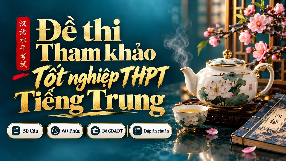 Đề Thi Tham Khảo Tốt Nghiệp THPT Tiếng Trung Bộ GD&ĐT (Có Đáp Án & Lời Giải Chi Tiết) - FoxHSK
