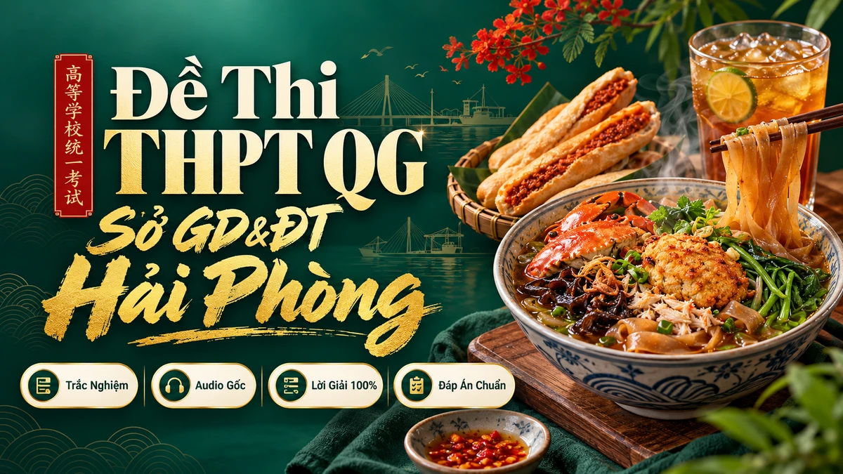 Đề Thi Thử Tốt Nghiệp THPT Tiếng Trung — Sở GD&ĐT Hải Phòng - FoxHSK